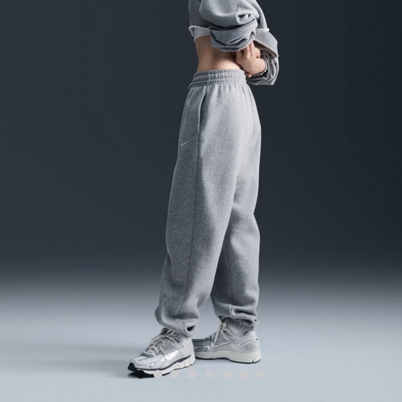 Nike Sportswear Fleece Oversized High Waisted Oversized Sweatpants Size Small - Picture 1 of 6